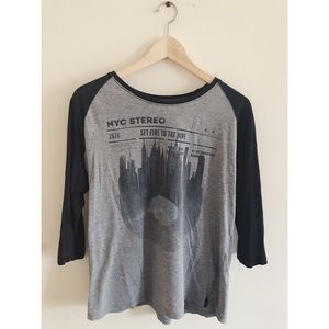 NYC Quarter Length T-shirt